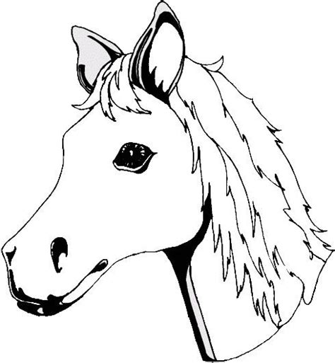 cartoon horse head outlines google search horse mask horse head