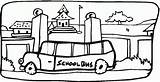 Bus School Coloring Pages Safety Popular sketch template