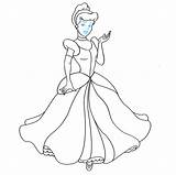 Cinderella Easydrawingguides sketch template