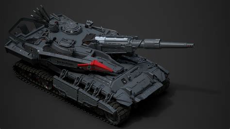 artstation reich tank concept vladimir butov army vehicles armored