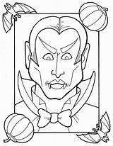 Dracula Coloring Pages Halloween Colouring Vampire Sheets Library Popular Kids Insertion Codes sketch template