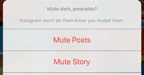 how to mute someone on instagram popsugar news