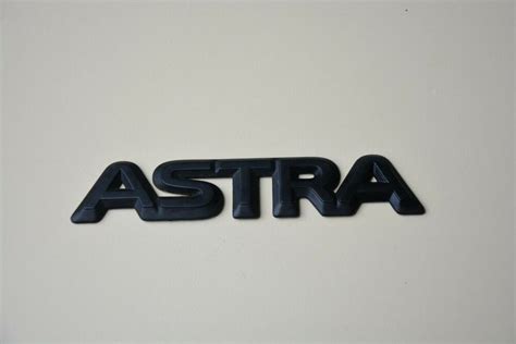 original opel astra rear nameplate plastic sign logo badge emblem oem