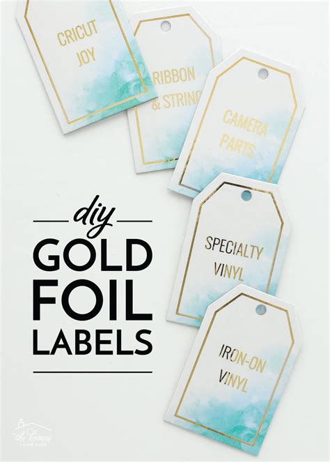 diy gold foil labels gold diy foil label gold foil diy