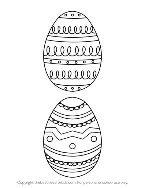 easter egg templates  printables   ideas  kids