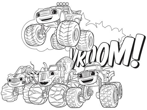 blaze monster truck coloring pages  getcoloringscom  printable