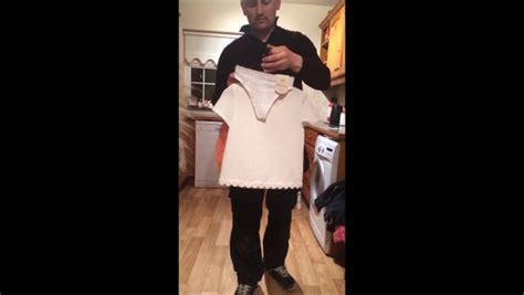girl plays hilarious thong related prank on her step dad