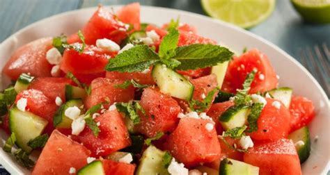 mediterranean watermelon salad recipe ndtv food