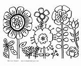 Coloring Flower Pages Daisy Getdrawings sketch template