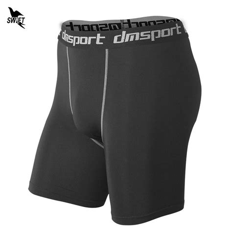 athletic mens sports tight compression shorts  gym fitness trunks