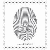 Fingerprint Vector Thumb Vectors Line Collect Save Freepik Graphic sketch template
