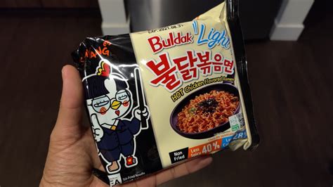 samyang buldak spicy light noodles review   spicy youtube