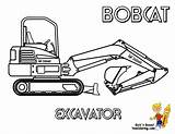 Coloring Bobcat Excavator Pages Digger Construction Tractors Yescoloring Truck Clipart Tractor Excavators Cat Kids Macho Print Boys Gif Popular Backhoe sketch template