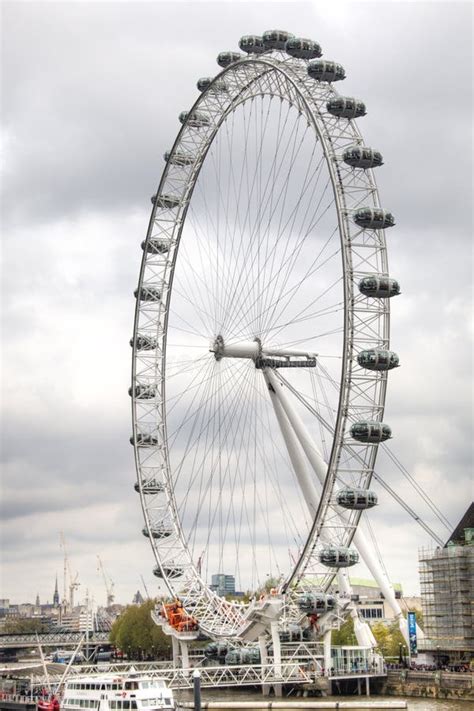 london eye wheel  london uk editorial image image  thames tourism
