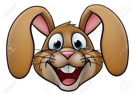 bunny face clipart   cliparts  images  clipground