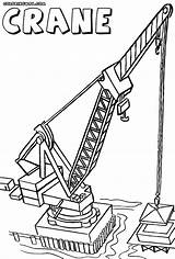 Crane Coloring Pages Popular sketch template
