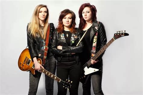 scots  girl rock band plucked  obscurity   big haired