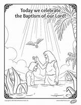 Coloring Baptism Lord Pages Kids Uploaded Just sketch template