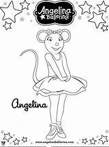 Angelina Bailarina sketch template