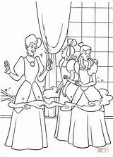 Coloring Pages House Cinderella Changes Her Stepmother Drawing Cinderellas Mother Printable sketch template