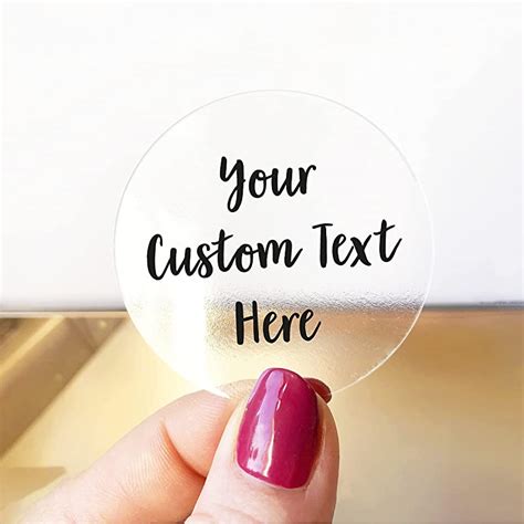 custom product label stickers personalized business labels logo