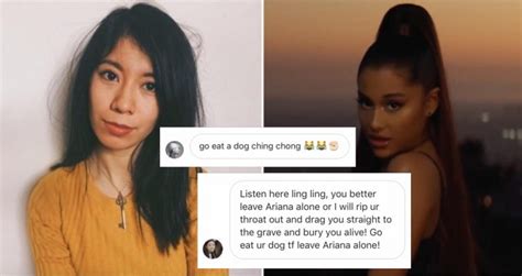 ariana grande fans attacked an asian writer with racist
