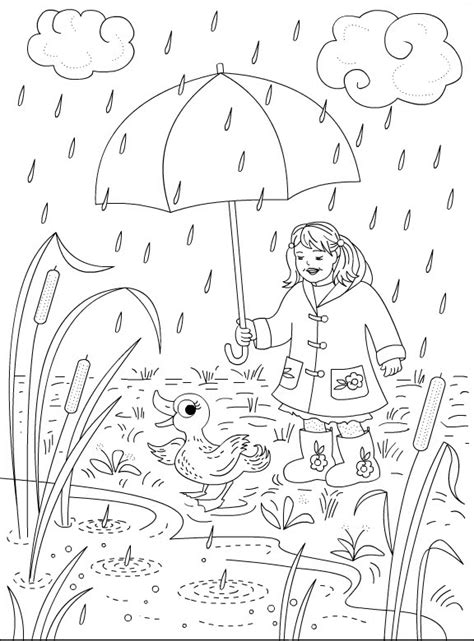 nicoles  coloring pages rainy day