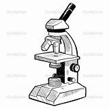 Microscope Drawing Sketch Simple Science Light Compound Slide Label Stock Vector Clipart Illustration Diagram Doodle Depositphotos Getdrawings Lhfgraphics Clipartmag Laboratory sketch template