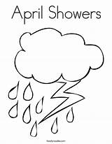 Showers sketch template