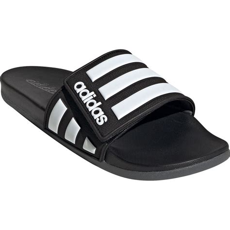 adidas adilette comfort adjustable slipper herren core black footwear white grey  kaufen im