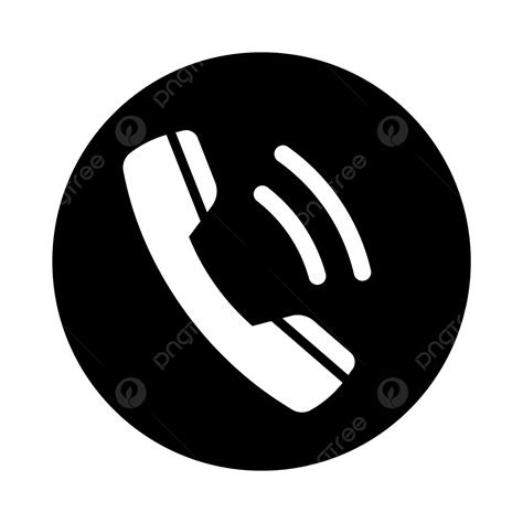 phone black clipart png images phone icon  circle black phone icons