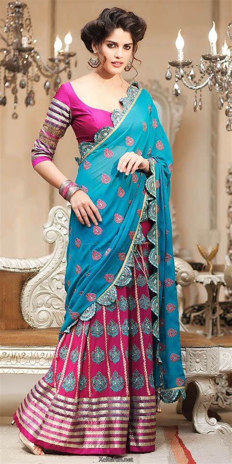 Indian Bridal Party Wear Sarees For Girls
