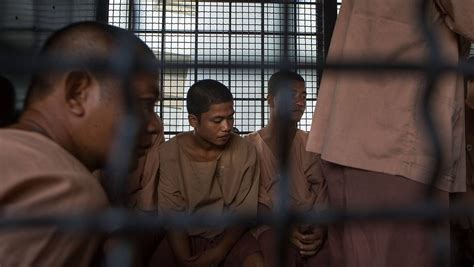 death sentence for myanmar men prompts protest at