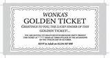 Ticket Golden Wonka Willy Template Printable Chocolate Factory Party Templates Word Invite Charlie Editable Bar Invitation Tickets Birthday Printables Invitations sketch template