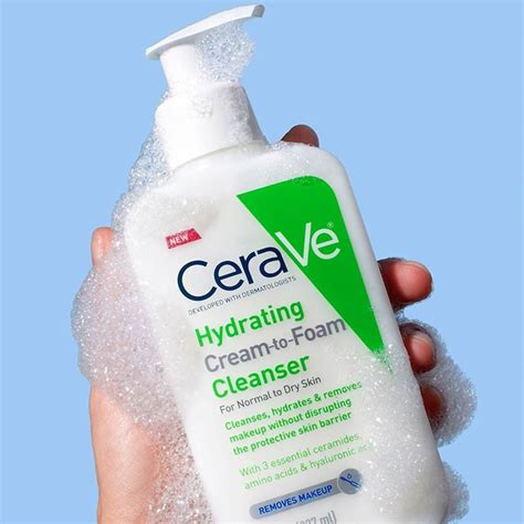 ceraves  cream  foam cleanser  perfect  makeup lovers