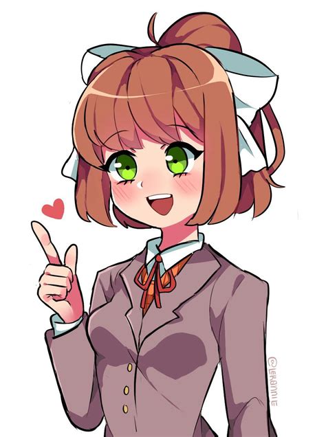 monika   rlly cute doki anime garotos anime