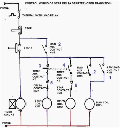 wiring diagram   star delta