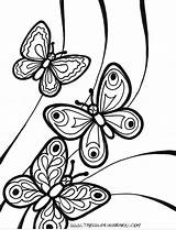 Coloring Pages Butterfly Butterflies Printable Kids Mosaic Roses Mystery Adult Adults Drawings Color Drawing Print Colouring Simple Para 1000 Worksheets sketch template