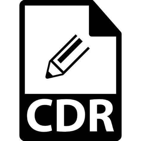 cdr simbolo formato de archivo descargar iconos gratis