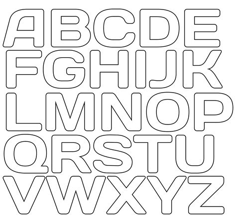 letter stencil templates