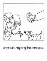 Stranger Danger Coloring Pages Colouring Printable Mouse Getcolorings Getdrawings Popular Template sketch template