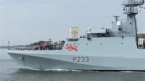 royal navys newest ship hms tamar youtube