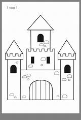 Ritter Castle Ritterburg Burgen Ausmalbilder Ausmalen Ljiljana Zeichnung Ausmalbild Abenteuer sketch template