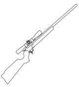 sniper rifle coloring page  printable coloring pages