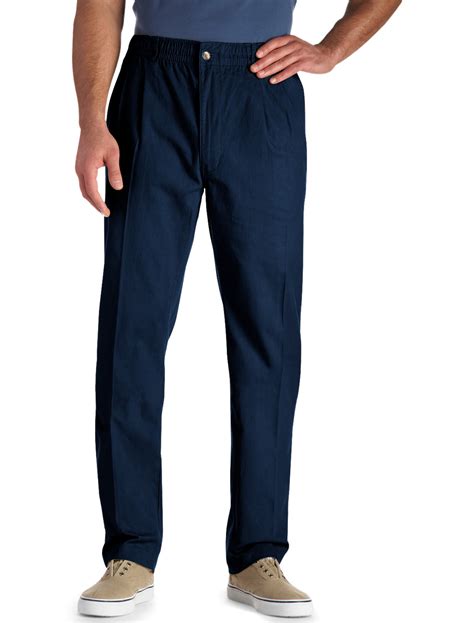 creekwood elastic waist twill pants casual male xl big tall ebay