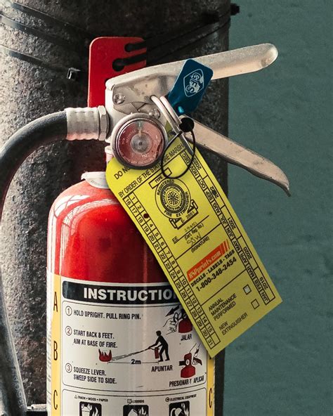 durable fire extinguisher inspection tags inspection stickers