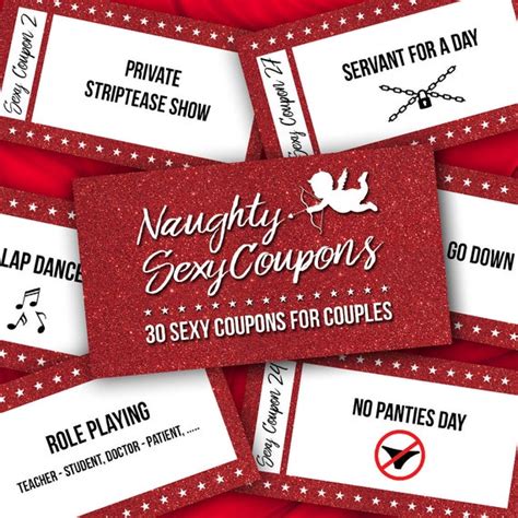 Naughty Coupon Book Sex Coupons Naughty Coupons T For