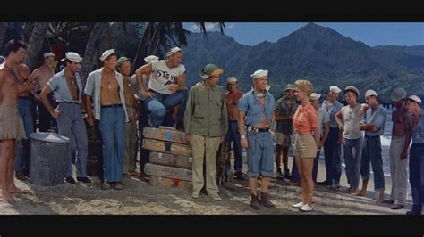 south pacific 1958 nellie forbush mitzi gaynor with lt billis ray walston and the seabees