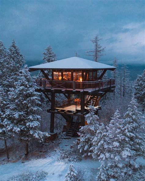 private lookout tower  whitefish montana mltshp