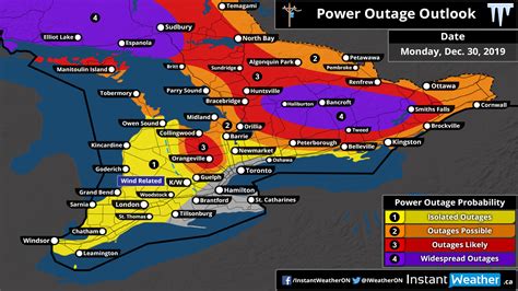 power outage outlook for monday december 30 2019 — instant weather